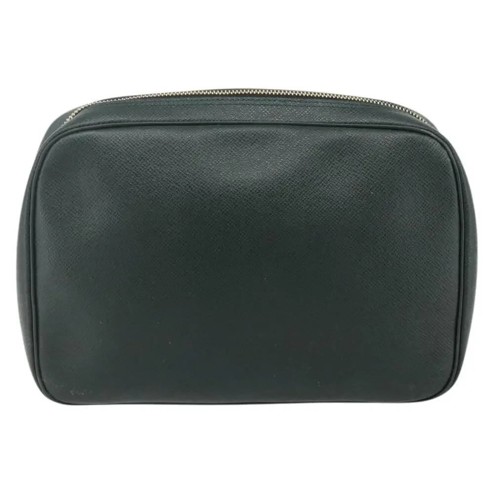 Louis Vuitton Taiga Trousse Toilette GM Clutch Bag Epicea Green